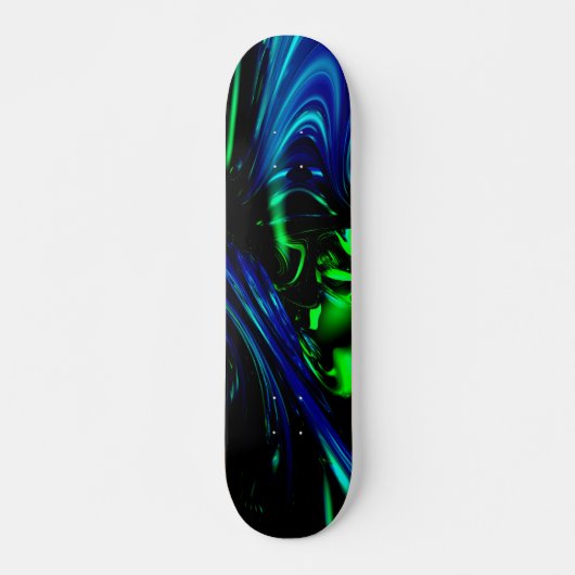 Ruisen in 3D Abstract Skateboard (Voorkant)