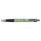 Ruit Geometrisch Groen Blauw Pen (Achterkant)