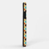 Ruit Geruit Blauw Geel Rood Retro Kleuren Case-Mate iPhone Case (Achterkant/rechts)