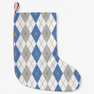 Ruit Kleurencombinatie 2 Kleine Kerstsok