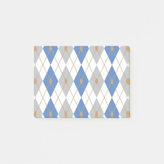 Ruit Kleurencombinatie 2 Post-it® Notes (Voorkant)