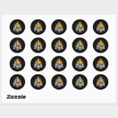 Ruit naar overdag drinken _2 ronde sticker (Vel)