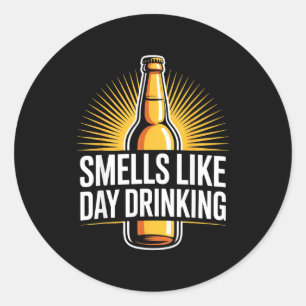 Ruit naar overdag drinken _2 ronde sticker