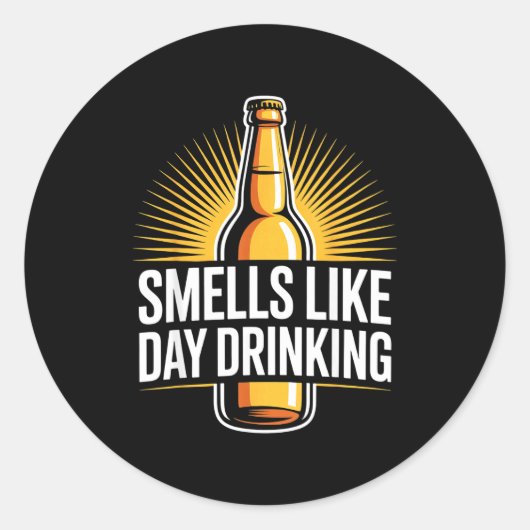 Ruit naar overdag drinken _2 ronde sticker (Voorkant)