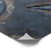 Ruitdiamantachtergrond, gelast surf poster (Hoek)