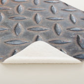 Ruitdiamantachtergrond, gelast surf sherpa deken (3/4)