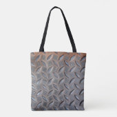 Ruitdiamantachtergrond, gelast surf tote bag (Achterkant)