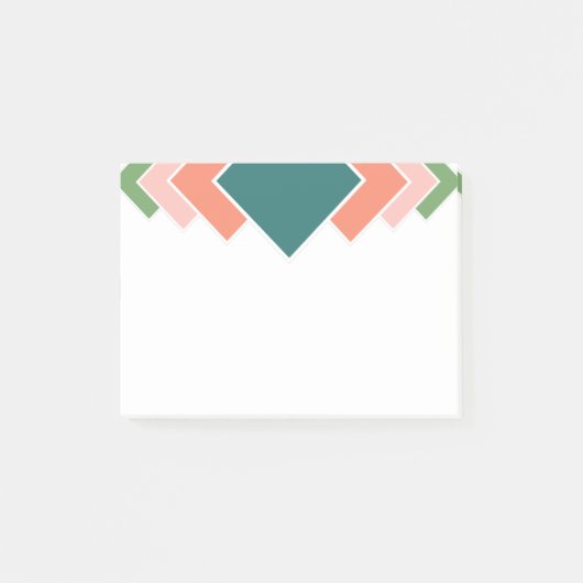 Ruitdiamanten herhalen post-it® notes (Voorkant)