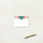 Ruitdiamanten herhalen post-it® notes (Op bureau)