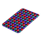 Ruitdiamanten U Creëer Magnet Magneet (Linkerzijde)
