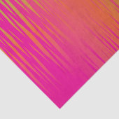 Ruiteffect in een roze, Oranje en kalkgroene Tissuepapier (Detail)