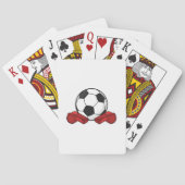 Ruiteistel en Voetbal Pokerkaarten (Achterkant)