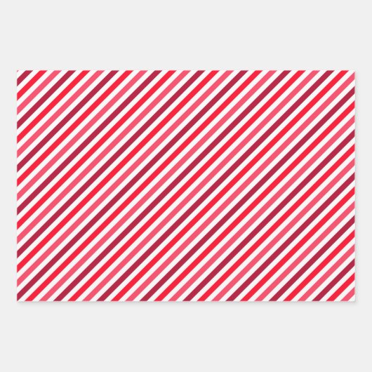 Ruiten, harten en stripes, papierbladen voor onmid inpakpapier vel (Voorkant 3)