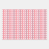 Ruiten, harten en stripes, papierbladen voor onmid inpakpapier vel (Voorkant 2)