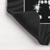 Ruiten in diamanten - Initiaal A Muismat (Hoek)