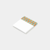 Ruiten met sterrenexplosies post-it® notes (Schuin)
