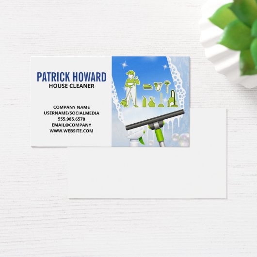 Ruiten schoonmaken | Rubber | Schoonmaakmiddel Visitekaartje (Bureau)