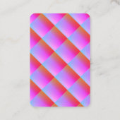 Ruitenappel met kleurrijke elegant  visitekaartje (Achterkant)