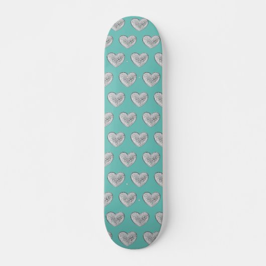 Ruitenblauw bg persoonlijk skateboard (Voorkant)