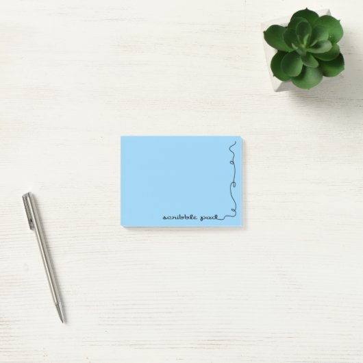 Ruitenblauw Post-it® Notes (Kantoor)