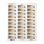 Ruitend Boerderij Etiket (Full Sheet)