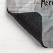 Ruitend gelaagd papier muismat (Hoek)