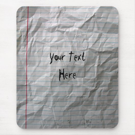 Ruitend gelaagd papier muismat (Voorkant)