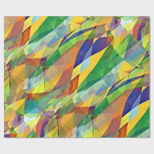 Ruitend glas cadeaupapier (Vlak)