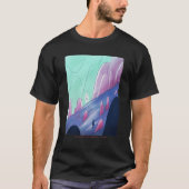 Ruitend landschap t-shirt (Voorkant)