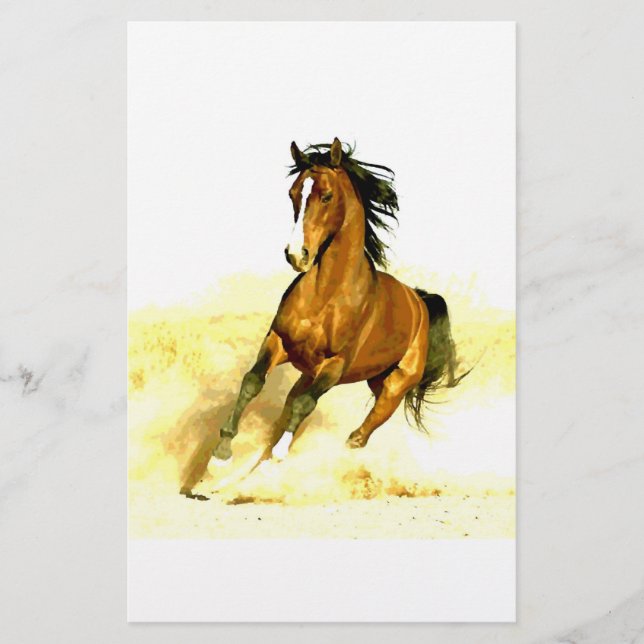 Ruitend paard (Voorkant)