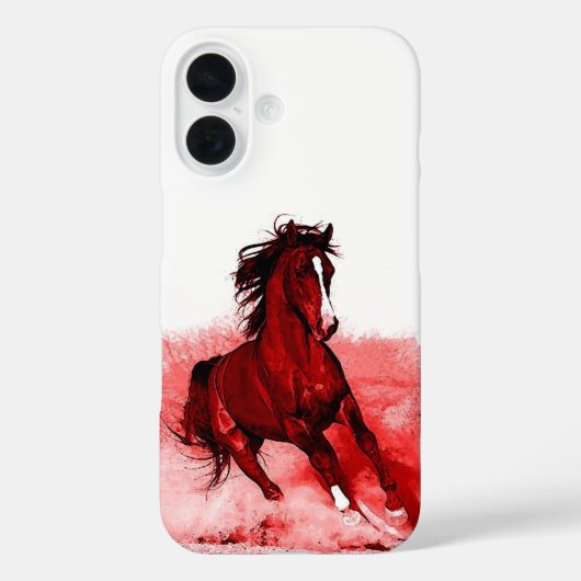 Ruitend paard Case-Mate iPhone case (Achterkant)