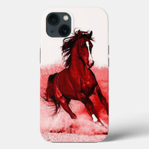 Ruitend paard iPhone 13 hoesje