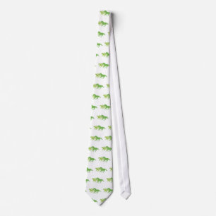 Ruitend paard (groen) stropdas