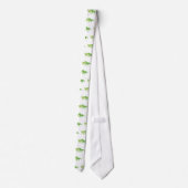 Ruitend paard (groen) stropdas (Achterkant)