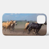 Ruitend paard Herd Case-Mate iPhone Case (Achterkant (horizontaal))