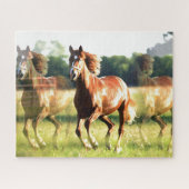 Ruitend paard legpuzzel (Horizontaal)