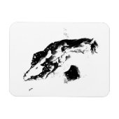 Ruitend paard magneet (Horizontaal)