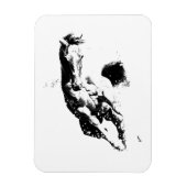 Ruitend paard magneet (Verticaal)