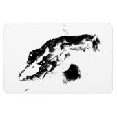 Ruitend paard magneet (Horizontaal)