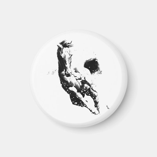 Ruitend paard magneet (Voorkant)