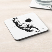 Ruitend paard onderzetter (Linkerzijde)