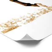 Ruitend paard poster (Hoek)