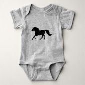 Ruitend paard romper (Voorkant)