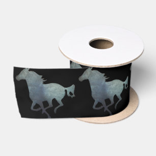 Ruitend paard satijnen lint