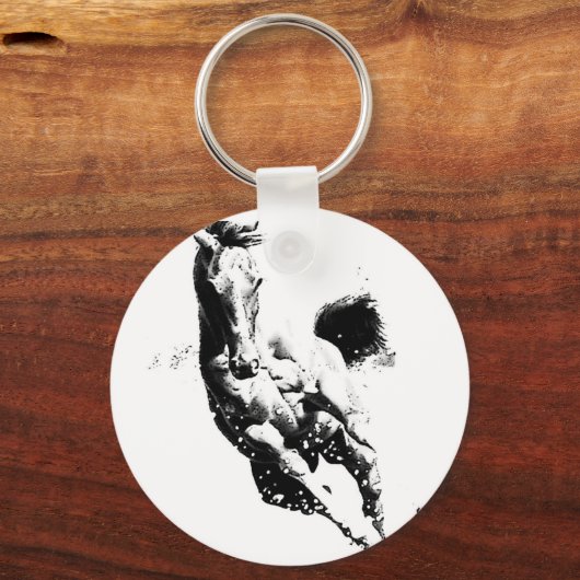 Ruitend paard sleutelhanger (Voorkant)