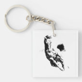 Ruitend paard sleutelhanger (voorkant)