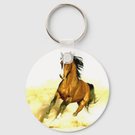 Ruitend paard sleutelhanger