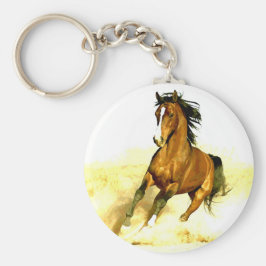 Ruitend paard sleutelhanger