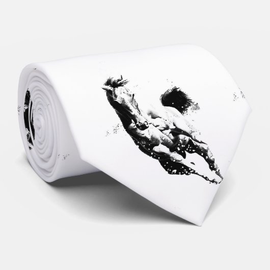 Ruitend paard stropdas (Opgerold)