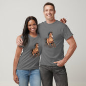 Ruitend paard T Kinder tienermeisjes T-shirt (Unisex)